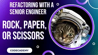 Rock Paper or Scissors Javascript Functions Project Refactoring with a Senior Engineer