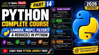 Python Lambda Map Filter Reduce Python Complete Course Part 14 Hindi 2026