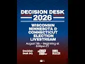 Decision Desk 2026 - Wisconsin Minnesota Connecticut More Primaries Livestream