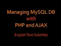 Connecting to MySQL DB with PHP and AJAX - Tutorial