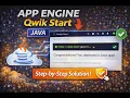 2026 App Engine Qwik Start - Java Lab Solution Google Arcade GSP068