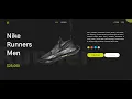 Ecommerce Product Page with Nike Shoe Product Page