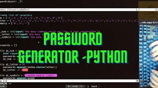 ASMR Programming - Password Generator Python