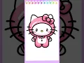 Dibuja conmigo a HELLO KITTY KAWAII