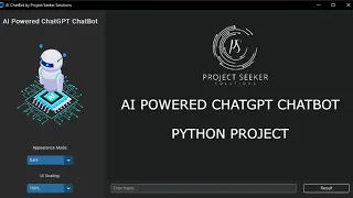 AI Powered ChatGPT ChatBot Tkinter Python Project