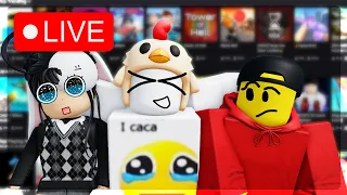 PLAYING ROBLOX GAMES WITH VIEWERS (W/ Wondernat, CodysTooBig)