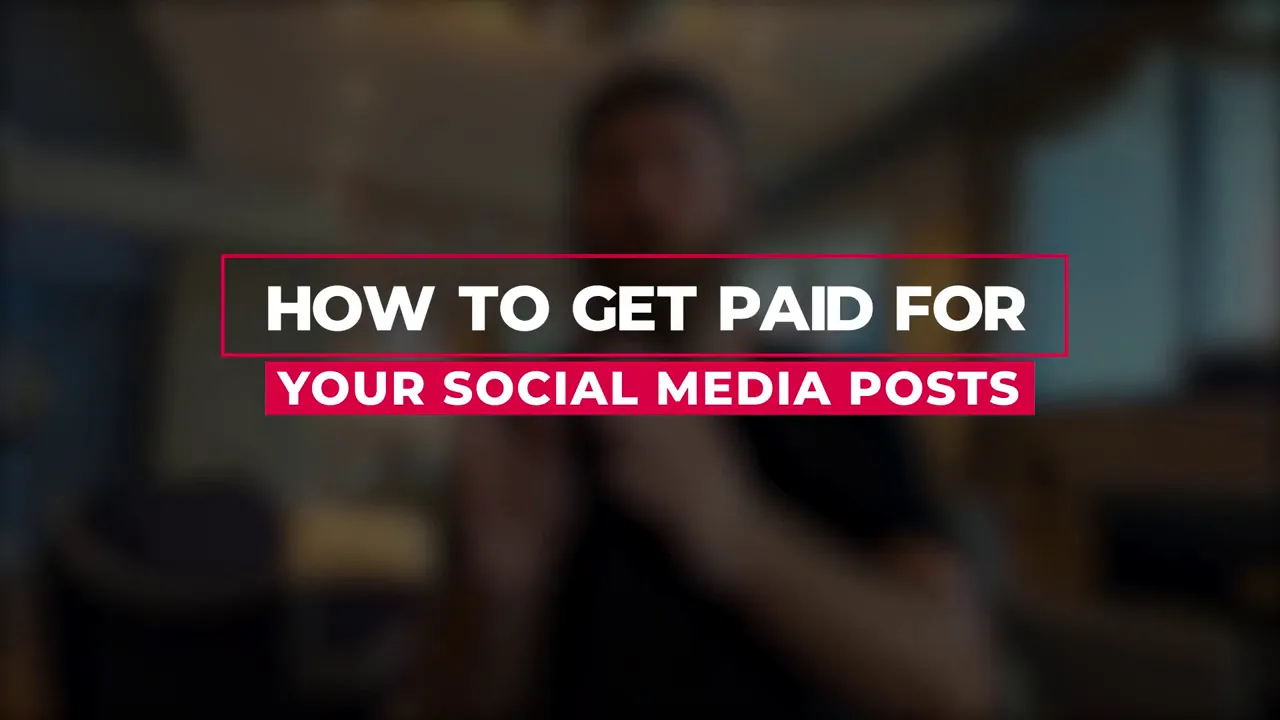 How to get paid on your social media posts ( and make money )