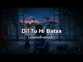 Download Lagu Dil tu hi bata [slowed and reverb] | hindi song 2025 | lofi song