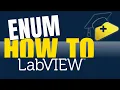 How to use Enum in LabVIEW