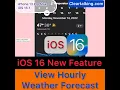 Download Lagu iOS 16 New Feature - View hourly weather forecast in a specific day #shorts #ios16 #iphone