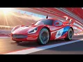 Download Lagu Three Racing Cars Learn Red Blue Green | Colors Song for Kids | Fun Learning with Cars