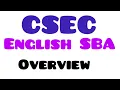 CSEC English SBA Quick Overview