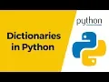 Python Tutorial 14 - Dictionaries in Python