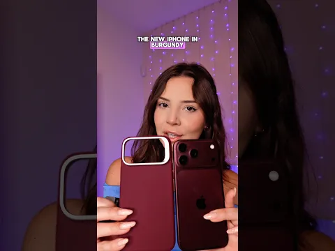 I was waiting to put on this case on my new iPhone 18 Pro Max in Burgundy! #esr #esriphone18promax