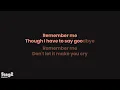 Coco - Remember Me (Lullaby) - Acoustic Karaoke