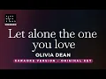 Lagu Let alone the one you love - Olivia Dean (Original Key Karaoke) - Piano Instrumental and Lyrics