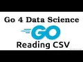 Go4DataScience - Reading CSV Files in Golang