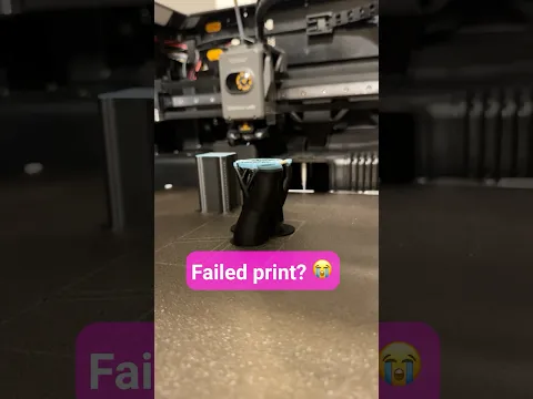 This is the Day I Was Dreading - 3D Printing Failure