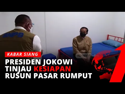 Presiden Joko Widodo Tinjau Kesiapan Rusun Pasar Rumput untuk Isolasi Pasien Covid-19