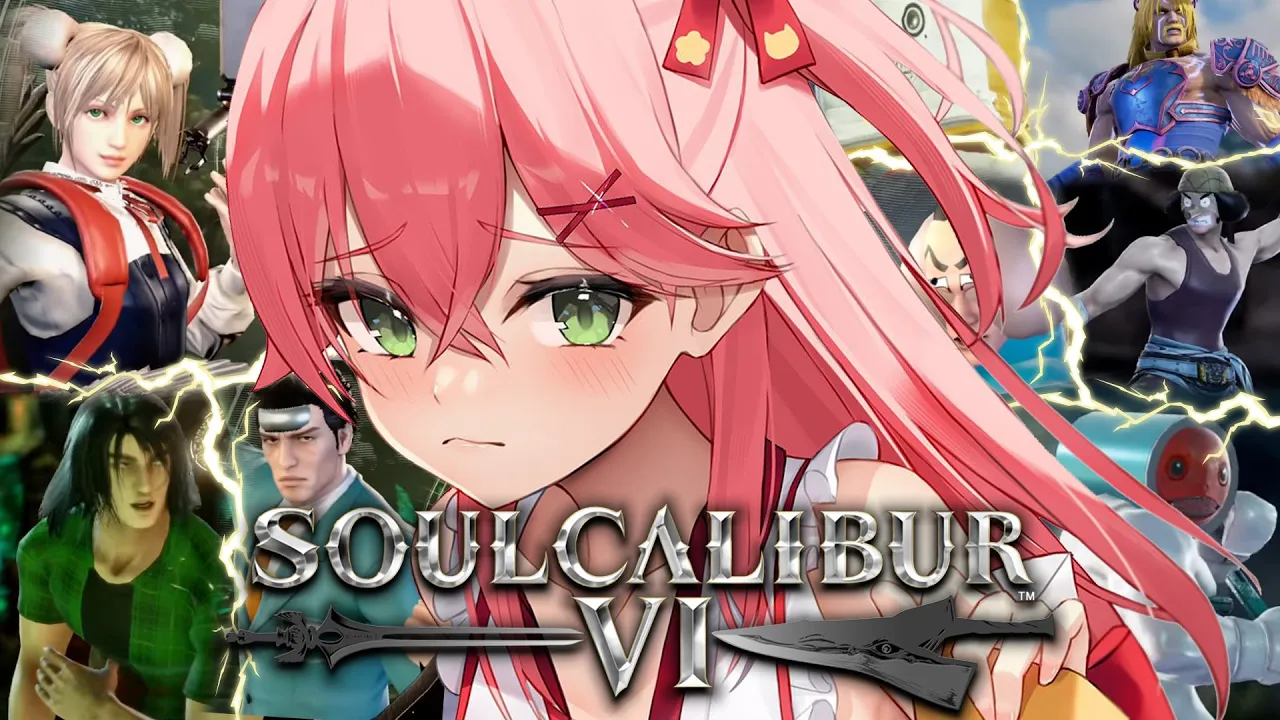 【 ソウルキャリバーⅥ】カオスな奴らのキャラクリ大会🔥勝率上げるために勝ち越しだにぇ‼【ホロライブ/さくらみこ】