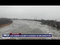 Ice dams cause flooding in Wilmington Illinois