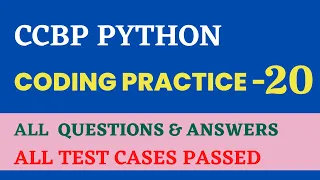 Coding Practice - 19 Lists Python CCBP 4 0