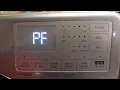 How To Repair A Whirlpool Washer with PF Fault Code