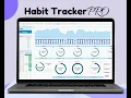 Habit Tracker Printable Google Sheets Template for Goal Setting