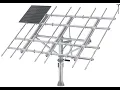 Installation process of dual axis solar tracker