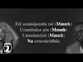 Diamond Platnumz ft Zuchu - Mtasubiri Karaoke Version (Lyrics Music Video Instrumental | Beat)