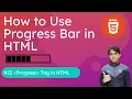 How to Use Progress Bar in HTML in Hindi