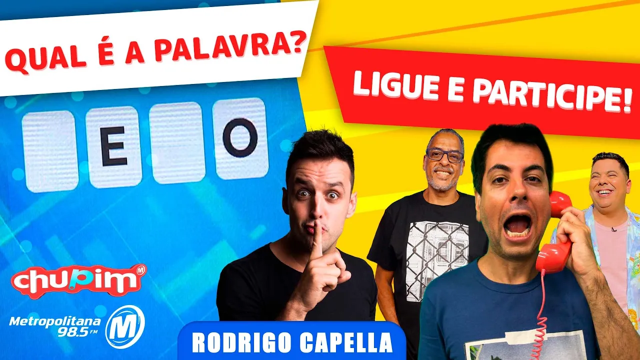 RODRIGO CAPELLA - PALAVRA MISTERIOSA!!! - 18/07/2023