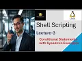 03-Shell Scripting Conditional Statements with SysAdmin examples