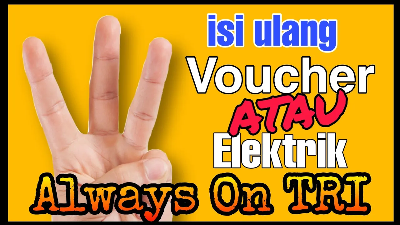 Cara Mengaktifkan Kartu internet tri, voucher 1,5GB AON