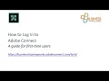 How to Open and Download Adobe Connect Meeting