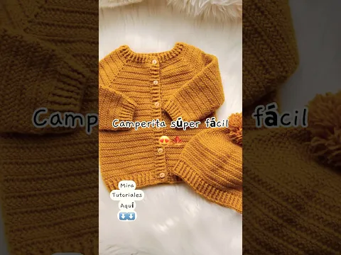 TEJÍ linda Camperita + Gorro en tallas grandes Patrón de Ganchillo, Crochet, Gancho #shorts