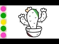 Download Lagu Mewarnai Kaktus, Mawar, dan Bunga Matahari dengan Pasir Warna – Olla Sand Magic