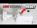 How to reset a Hikvision camera with a reset button