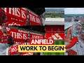 ANFIELD New Pitch and Branding as Work Begins Outside
