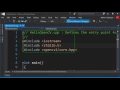 Creating a project template in Visual Studio 2015