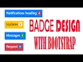 Bootstrap Badge Classes create Badges Using Bootstrap-5