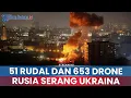 🔵Serangan Besar-besaran Rusia ke Ukraina, Ibu Kota Terdampak,Rumah dan Gudang Terbakar, 3 Orang Luka