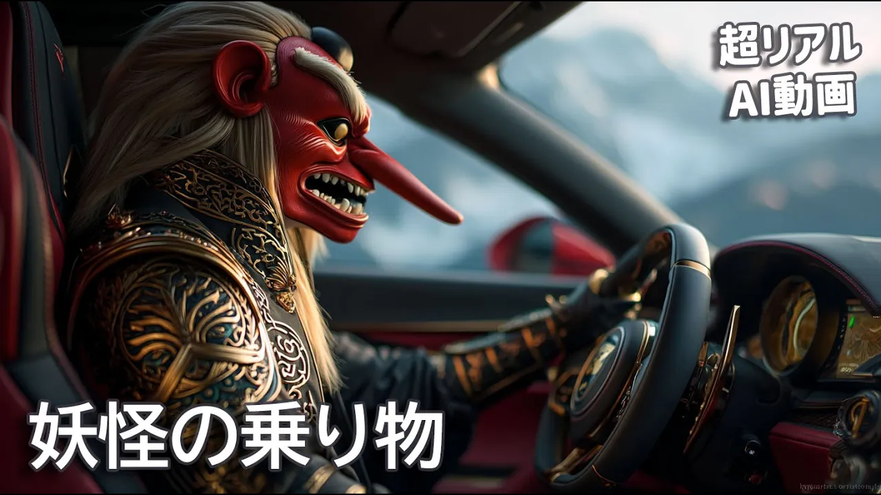超リアル 妖怪の乗り物 妖怪たち、どんな車に乗る?