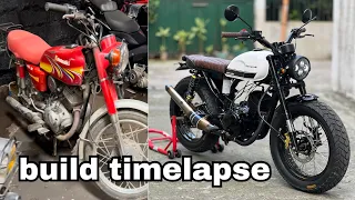 kawasaki hd3 scrambler build