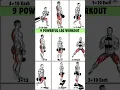 Download Lagu 9 Powerfull Dumbbell Leg Workout to Transform Lower Body| #workout #legworkout