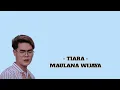 Lagu TIARA - MAULANA WIJAYA ( Lirik )