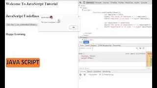 DIFFERENCE BETWEEN UNDEFINED AND NULL IN JAVASCRIPT DEMO