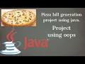 Pizza bill generation using java project