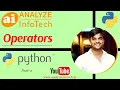 Operators in Python - Part 2 Analyze InfoTech