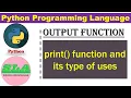 Output function in python python programming tutorials smooth learning adda